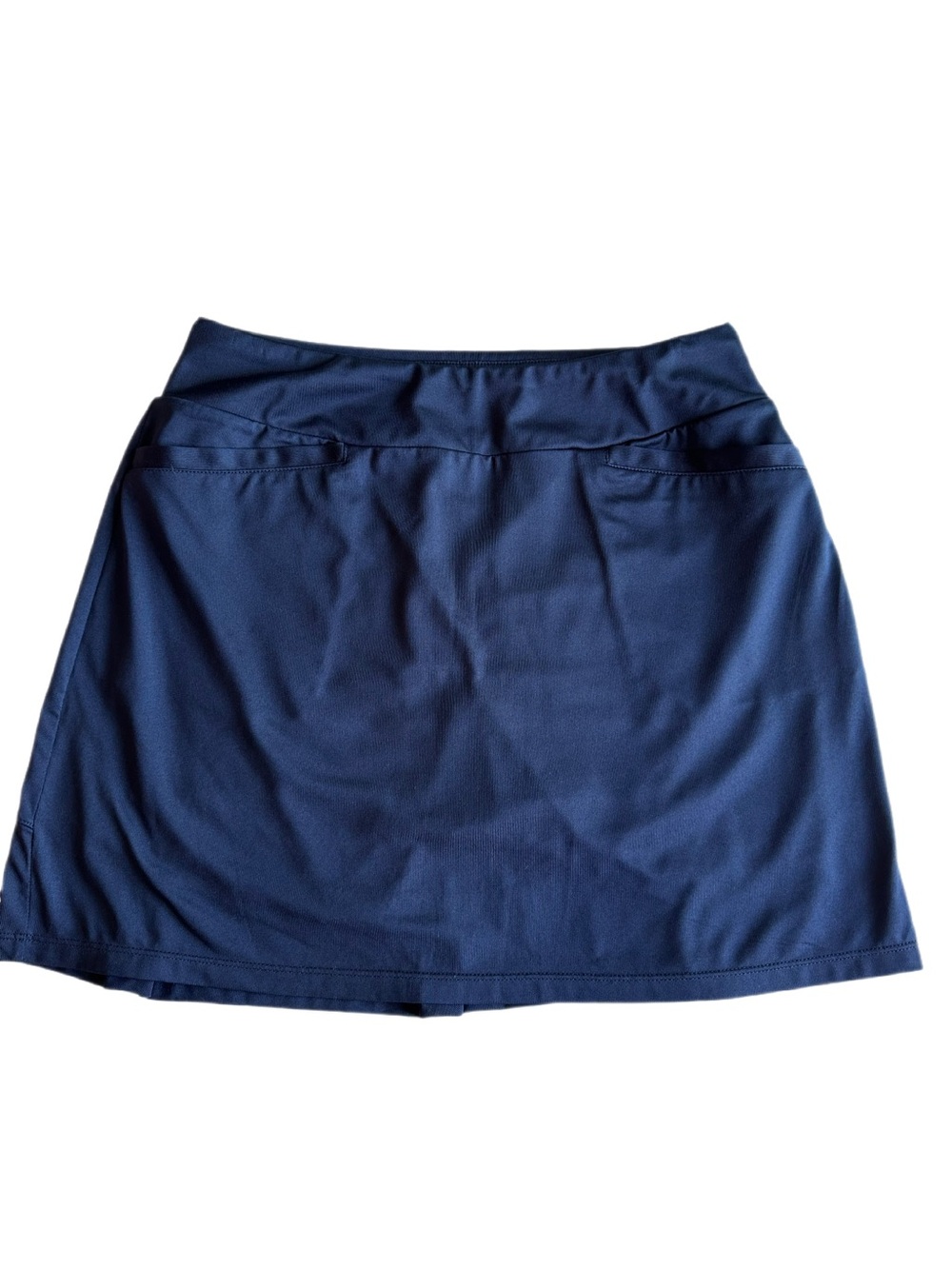 TAIL White Label Navy Golf Skort Pleated Back Pull-On Performance Skirt Shorts S